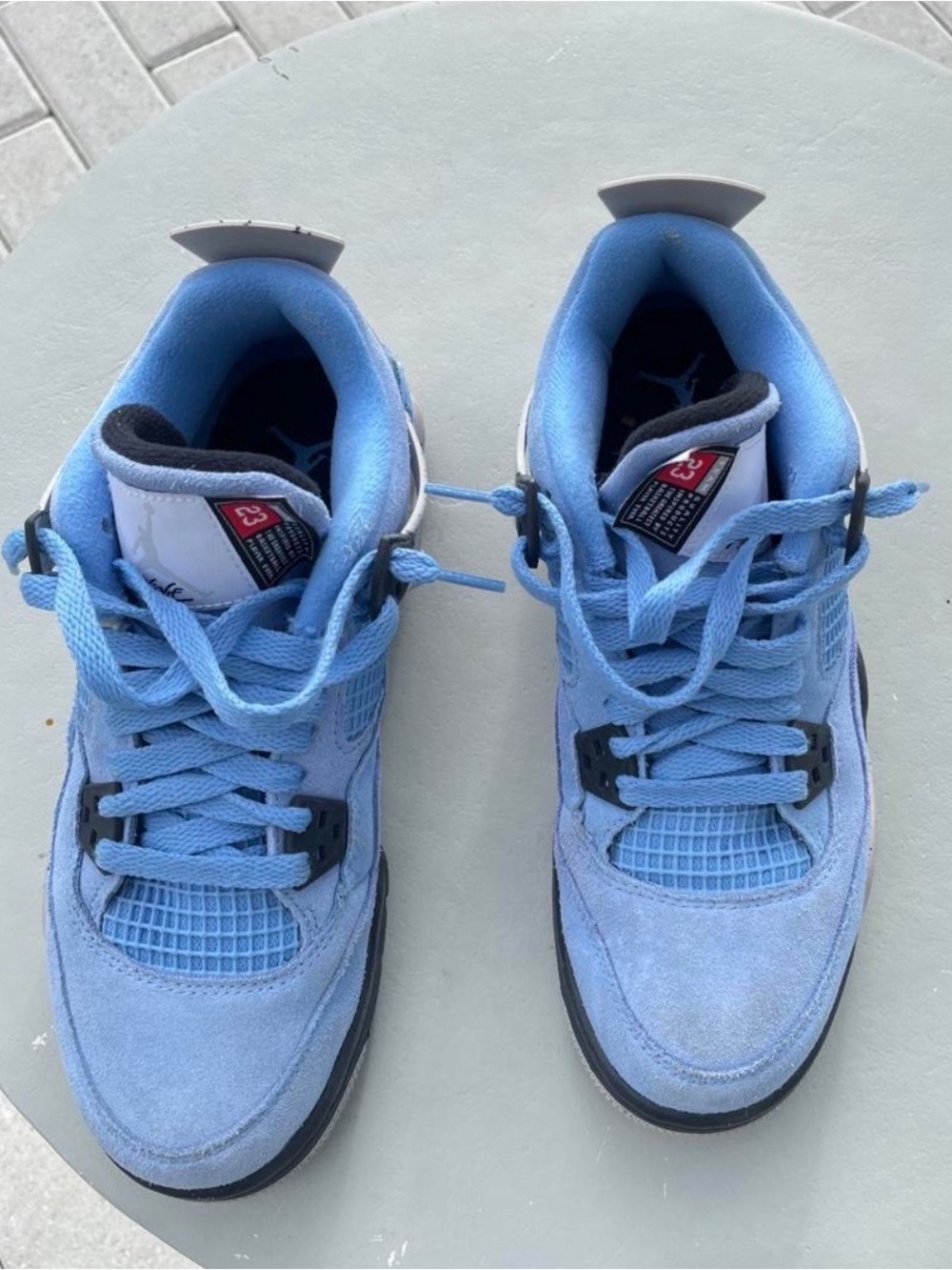 Jordan Light Blue Suede Sneakers - Picture 1 of 4